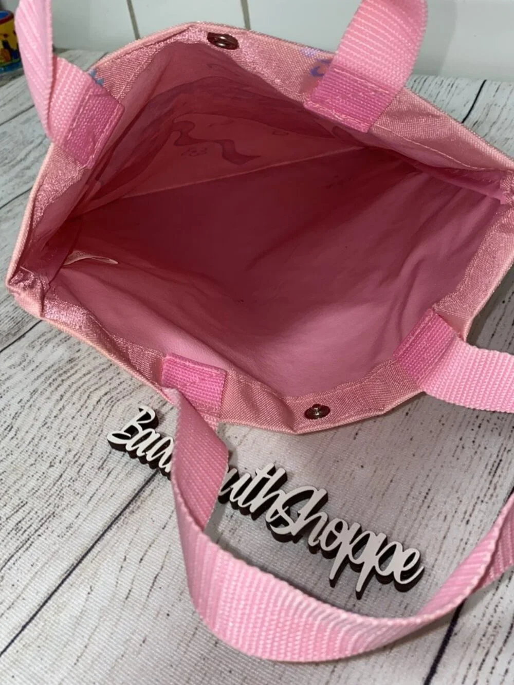 Sanrio Vintage 80s 90s Pink Pointe Ballerina Ballet Shoes Dance Tote Bag